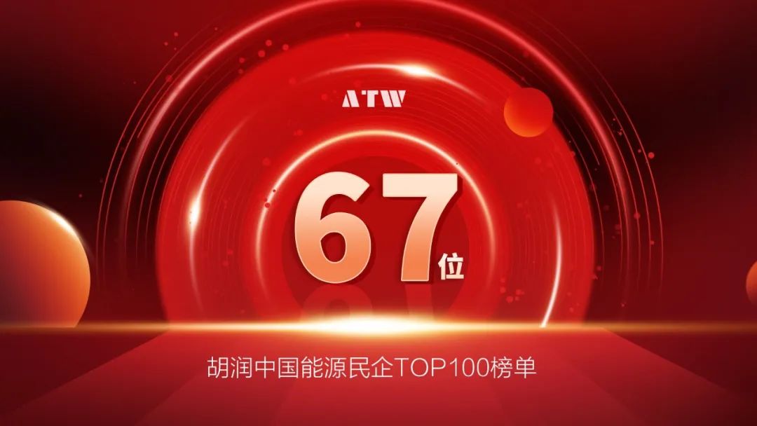 402cc永利登录主页荣登2023年胡润中国能源民企TOP100榜单 